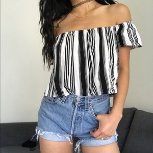 🔥Off-shoulder Crop Top